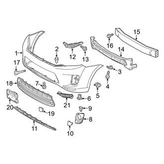 Toyota OE - Front Bumper - Bumper & Components (Hybrid / Hybrid Limited)