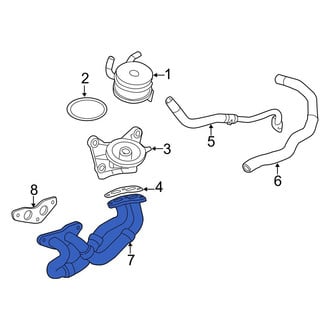 Toyota OE - Engine Oil Cooler Line