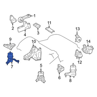 Toyota OE - Right Engine Mount
