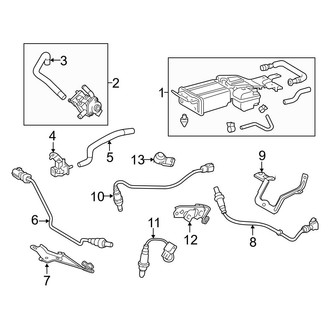 Toyota OE - Emission System - Emission Components