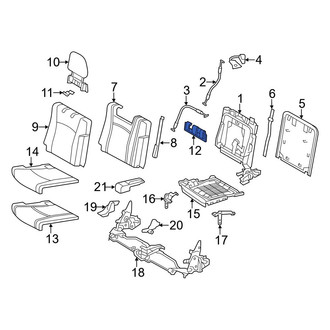 Toyota OE - Rear Headrest Cover