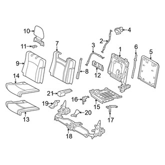 Toyota OE - Seats & Tracks - Third Row Seats