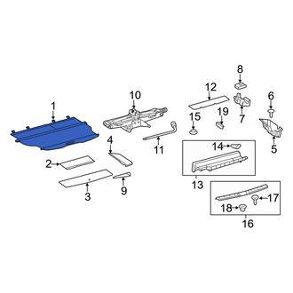 Toyota OE - Rear Luggage Compartment Cover