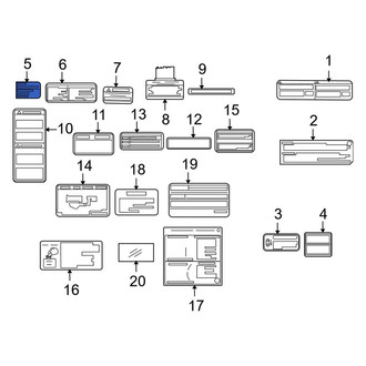 Toyota OE - Fuel Information Label