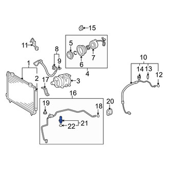 Toyota OE - HVAC Pressure Switch