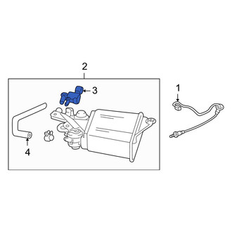 Toyota OE - Exhaust Gas Recirculation (EGR) Vacuum Delay Valve