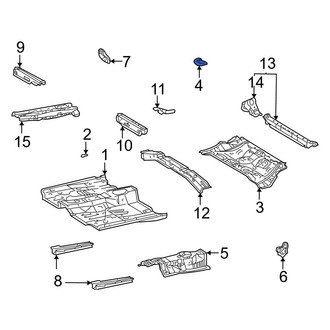 Toyota OE - Floor Plug