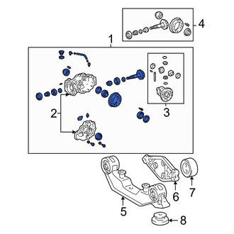 Toyota OE - Rear Drive Axle Assembly