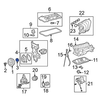 Toyota OE - Front Engine Crankshaft Seal