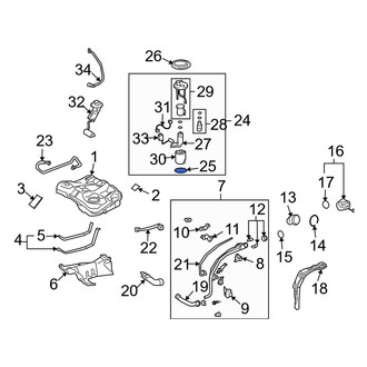 Toyota OE - Fuel Pump Tank Seal
