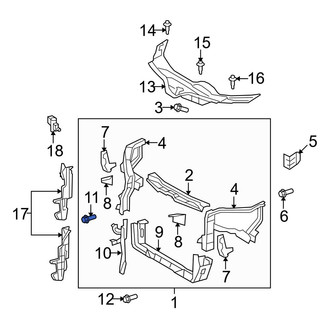 Toyota OE - Radiator Support Panel Bolt