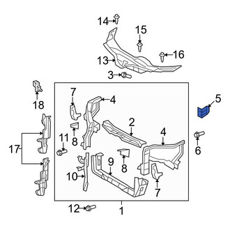 Toyota OE - Right Fender Bracket