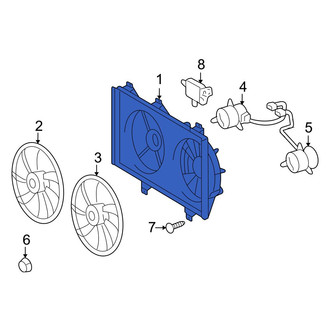 Toyota OE - Engine Cooling Fan Shroud