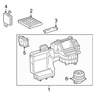 Toyota OE - Air Conditioner & Heater - Blower Motor & Fan