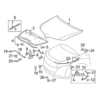 Toyota OE - Hood & Components