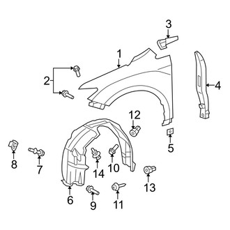 Toyota OE - Fender & Components