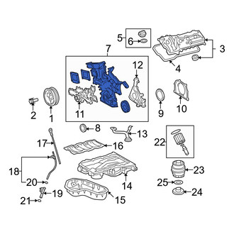 Toyota OE - Upper Engine Timing Cover