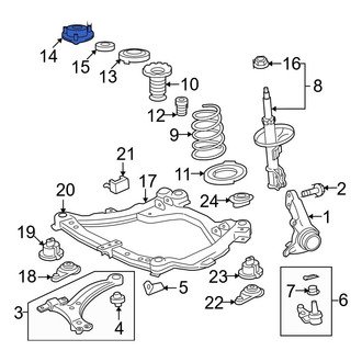 Toyota OE - Front Suspension Strut Mount