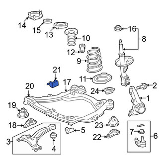 Toyota OE - Front Engine Cradle Insulator