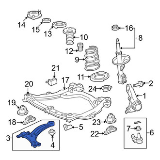 Toyota OE - Front Right Suspension Control Arm