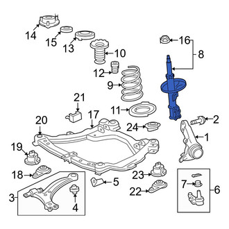 Toyota OE - Rear Right Suspension Strut