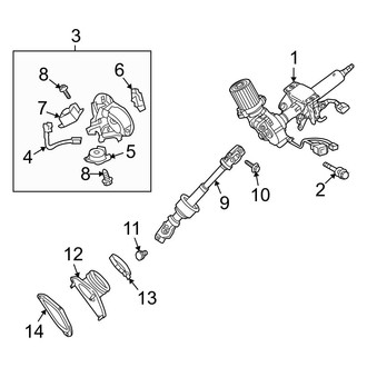 Toyota OE - Steering Column Assembly (W/O Smart Key)