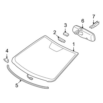 Toyota OE - Windshield - Glass