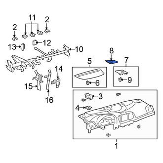 Toyota OE - Instrument Panel Trim Panel