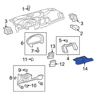 Toyota OE - Lower Instrument Panel Cover