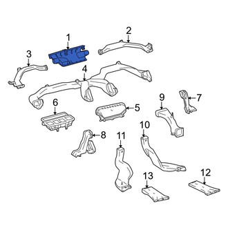 Toyota OE - Front Center Windshield Defroster Nozzle