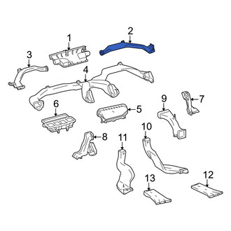 Toyota OE - Front Right Windshield Defroster Nozzle