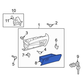 Toyota OE - Front Glove Box Door