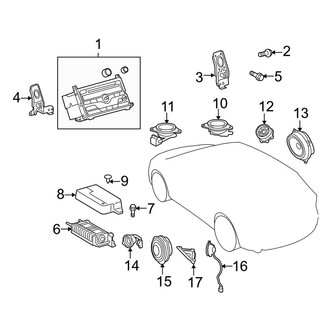 Toyota OE - Instrument Panel - Sound System