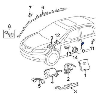 Toyota OE - Air Bag Impact Sensor