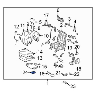 Toyota OE - Front Left Seat Heater Control Module