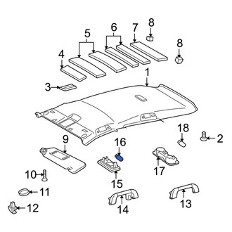 Toyota OE - Sun Visor Light Bulb