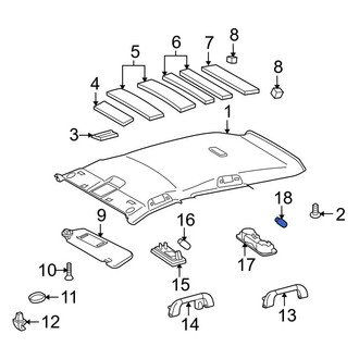 Toyota OE - Sun Visor Light Bulb