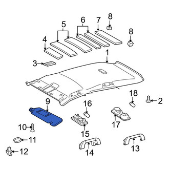Toyota OE - Left Sun Visor