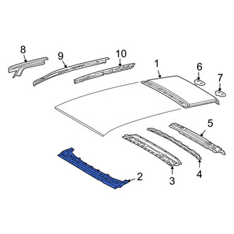 Toyota OE - Front Roof Header Panel