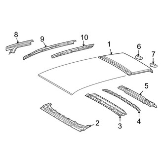 Toyota OE - Roof & Components (With Sunroof)