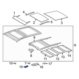 Toyota OE - Front Left Sunroof Frame Bracket