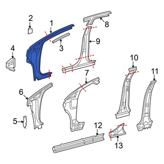 Toyota OE - Left Outer Body A-Pillar
