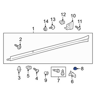 Toyota OE - Floor Pan Splash Shield Grommet