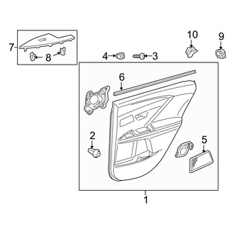 Toyota OE - Rear Door - Interior Trim