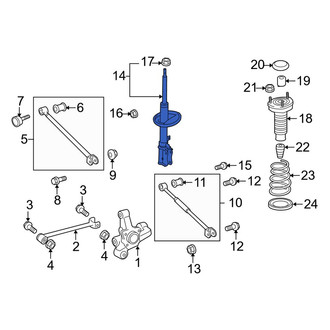 Toyota OE - Front Right Suspension Strut