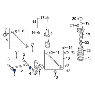 Toyota OE - Suspension Trailing Arm Nut