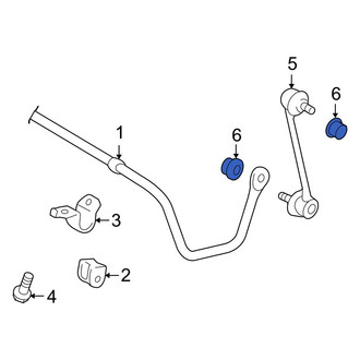 Toyota OE - Front Suspension Stabilizer Bar Link Nut