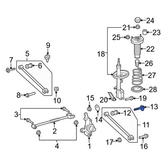 Toyota OE - Lateral Arm Bolt