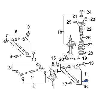 Toyota OE - Lateral Arm Bolt