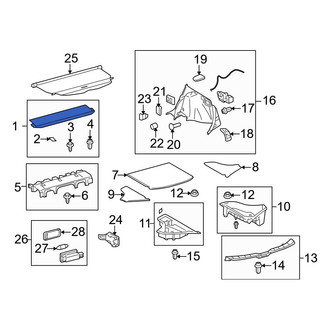 Toyota OE - Front Trunk Trim Panel